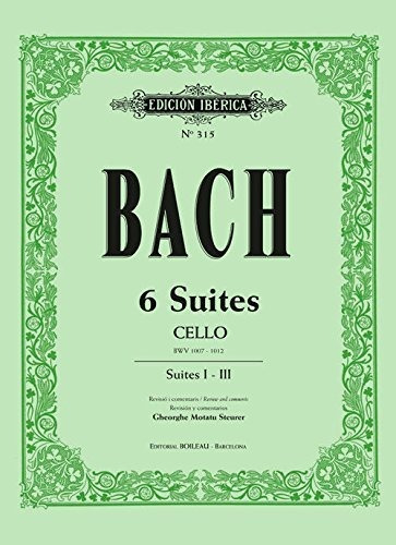 Bach 6 Suites Chelo Vol 1 Suites I-ii-iii  - Bach J S Motatu