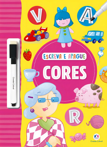 Escreva E Apague - Cores - (5033): Escreva E Apague - Cores, De Editora Ciranda Cultural. Infantil Editorial Ciranda Cultural, Tapa Mole, Edición Livro De Atividades En Português, 20