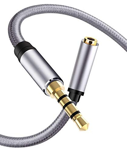 Cable De Extensión De Auriculares Con Micrófono, J4t8g