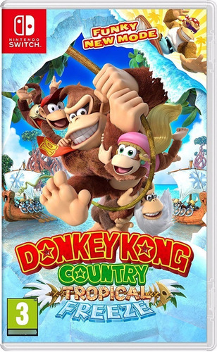 Donkey Kong Tropical Freeze Nintendo Switch Fisico Ade