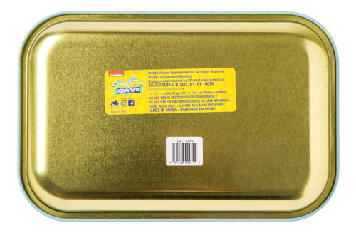 Bandeja De Lata Bob Esponja Weird Don T Care 28,7 X 18,7 Cm