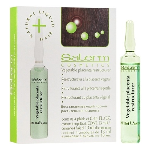 Salerm Ampollas Resstructurante Placenta Vegetal 4x13ml