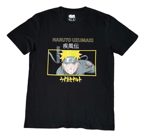 Polera Naruto - Manga Corta - Talla M