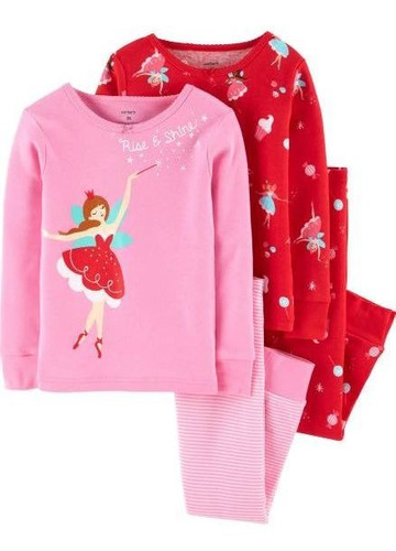 Pijama Carters Algodon X2 Hada Madrina Flaber