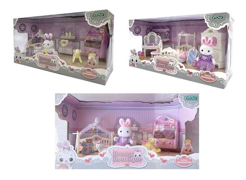Set Varios Modelos Bunny Boutique Home  Ditoys 2412