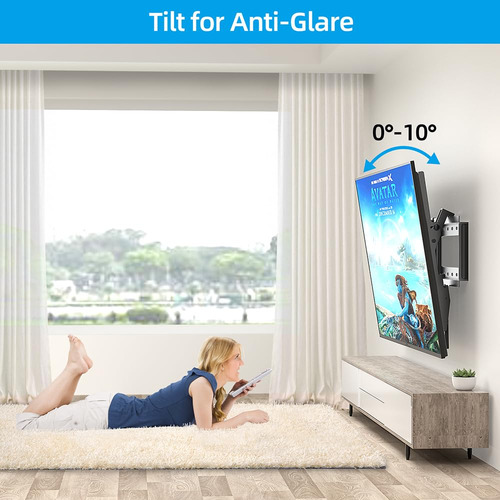 Soporte De Pared Home Vision Heavy Duty, Inclinable Para Tel