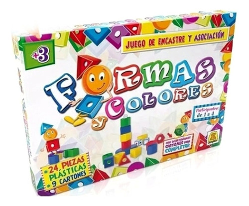 Juego De Mesa Formas Y Colores Implás Ip99-340