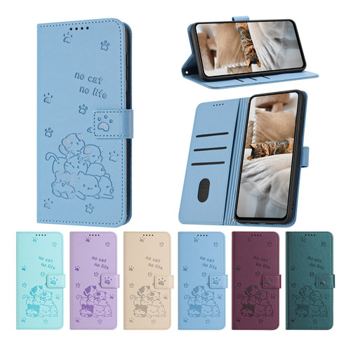 Funda Protectora Tipo Cartera Para Huawei Honor X9b Huawei Magic 6 Lite Con Tarjetero
