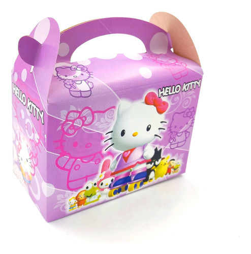 Caja Cajita Feliz Sorpresa X6 Unidades Hello Kitty Niña 