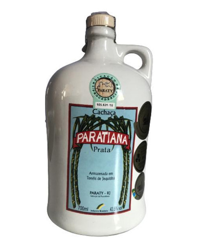 Cachaça Prata Porcelanato 700ml