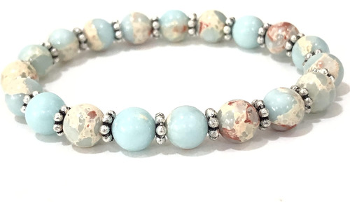 Shnaya Jewels Aaa Natural Sediment Jasper Gemstone Pulsera E