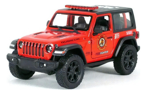 Carrinho Coleção  Jeep Wrangler 2018 - 1/34 Metal 