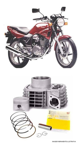 Kit Motor Cilindro Metal Leve Honda Cbx 200 Strada K-9200