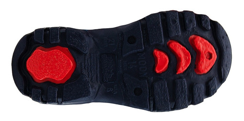 Bota Lluvia Niño Bubble Gummers Moon Rojo Marino 13-21