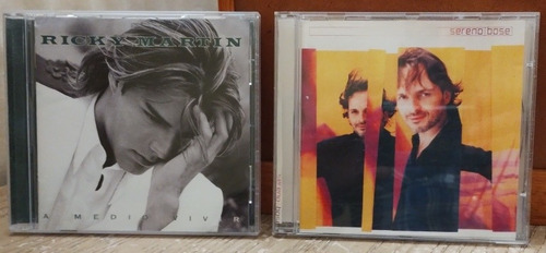 Ricky Martin:a Medio Vivir Y Miguel Bosé: Sereno Bose 2 Cd's (Usado)
