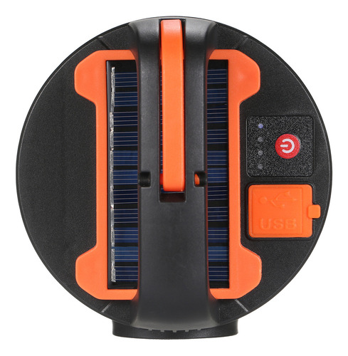 // Lámpara Camping Solar Led Recargable Colgante Emergencia