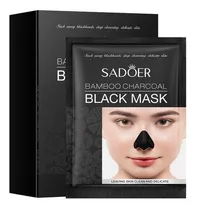 Comprar Mascarilla facial para piel mixta Sadoer Mascarilla de Nariz de Espinillas de Carbón de Bambú 60g y 60mL