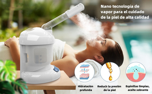 Kingsteam Vaporizador Facial Ozono Nano Iones Spa Limpieza