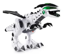 Comprar Dino Fire Xl Dinosaurio Robot Lanza Vapor Luz Sonido Ik0021 Color Blanco
