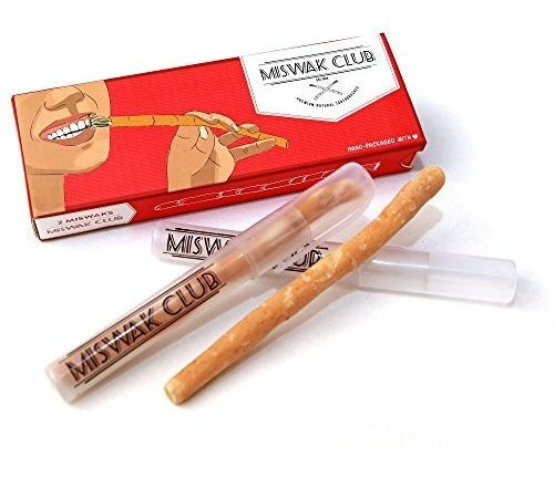 Miswak Club Blanqueamiento Dental Kit/natural Cepillo Para P