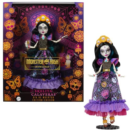 Muñeca Skelita Calaveras Día De Muertos Coleccionable...