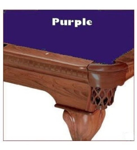 Mantel Billar Clasico Proline 8 Pie Color Morado