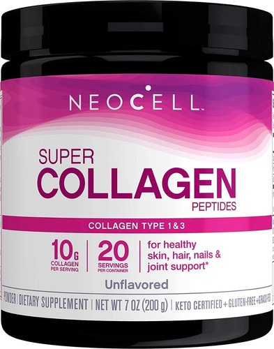 Neocell Super Colageno En Polvo - 6,600 Mg De Colageno Tipos