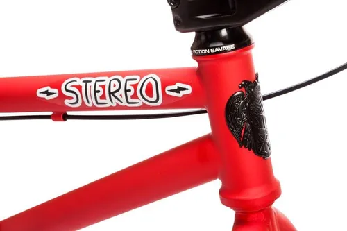 Bicicleta Bmx Stolen Stereo cubiertas Anchas Pro Rojo Mate