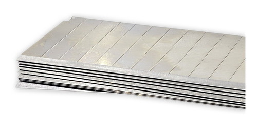 Imagen 4 de 9 de Repuesto Para Cutter Grueso Ancho 18mm X 10 Hojas Zeex