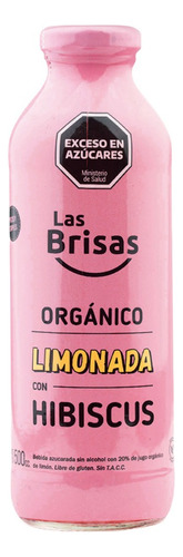 Limonada Con Hibiscus Organico 500cc Las Brisas