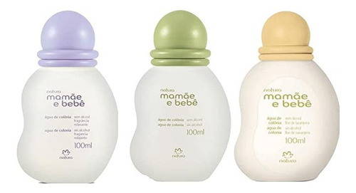 Kit Trio Mamãe E Bebê Perfumes Colônias Para Bebê - Natura | Frete grátis