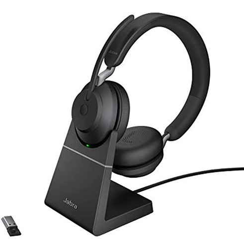 Estéreo Jabra Evolve2 65 Usb-a Uc Con Soporte De Carga - Aur