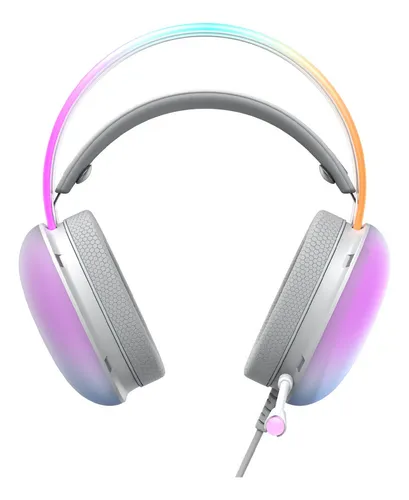 Auriculares para jugadores Havit Gamenote H2037d Rgb blancos