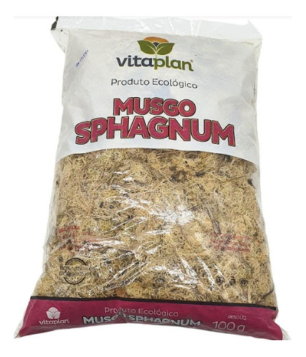 Substrato Musgo Sphagnum Única (100g) Nutriplan