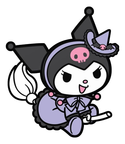 Okimari -ku-romi Witch Car Sticker Anime My Melody, Please D