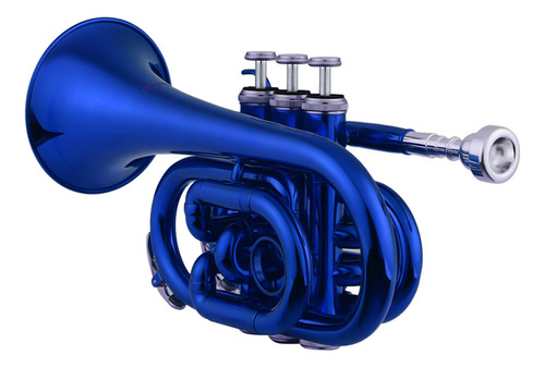 Funda De Tela Plana Trumpet Bb Para Minitrompeta, Bolsillo