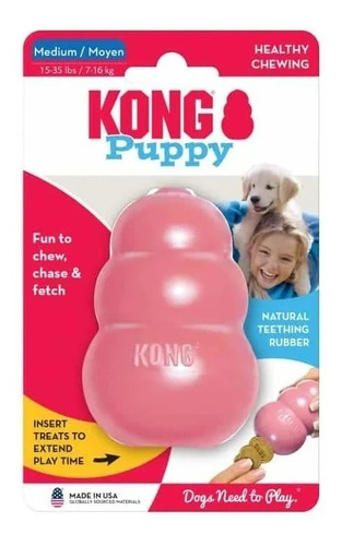 Kong Classic Puppy Medium - Juguete Rellenable Cachorros