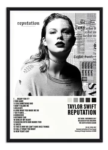 Cuadro Enmarcado - Póster Taylor Swift