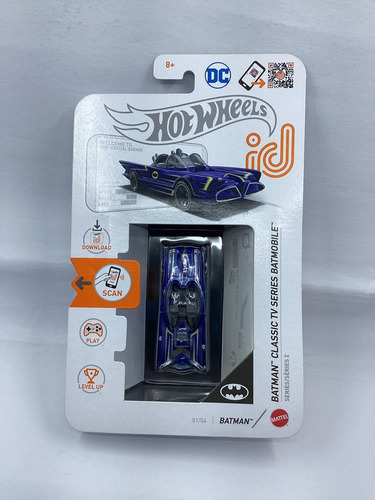 Hotwheels Batman Classic Tv Batimobile Id Azul (Usado)