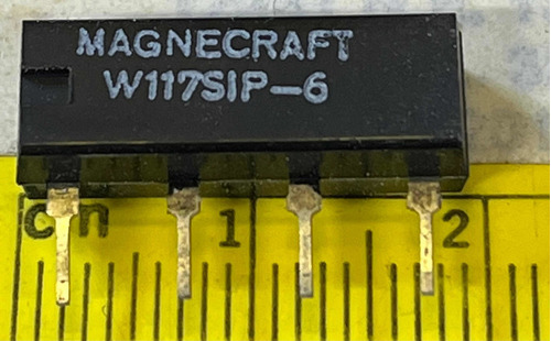 Magnecraft Rele Dip 5-6v 500ohm 4pin Na Diodo W117sip-6