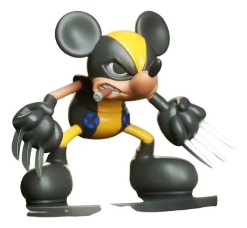 comprar Wolverine Mickey Stl Archivo  Impresion 3d