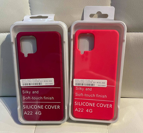 Imagen 2 de 4 de Silicone Case Samsung A22 Funda Protector Silicona