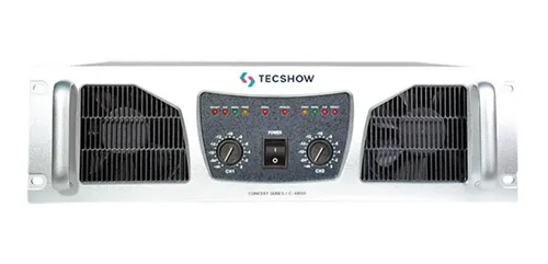 Amplificador De 2400 Watts Rms Tecshow C4800 / Abregoaudio