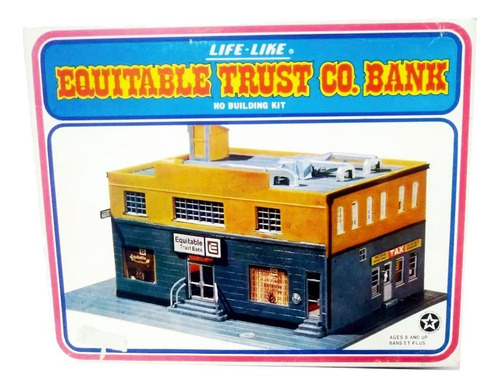 Kit  Equitable Trust Co. Bank Escala H0 1:87 Life-like 01381