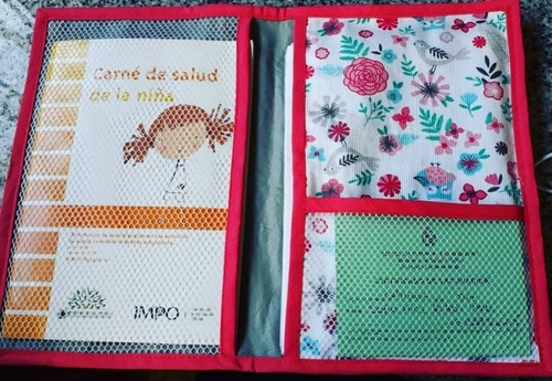 Porta Carnet Pediátrico Y Otros Documentos Bebes Niños Üpita