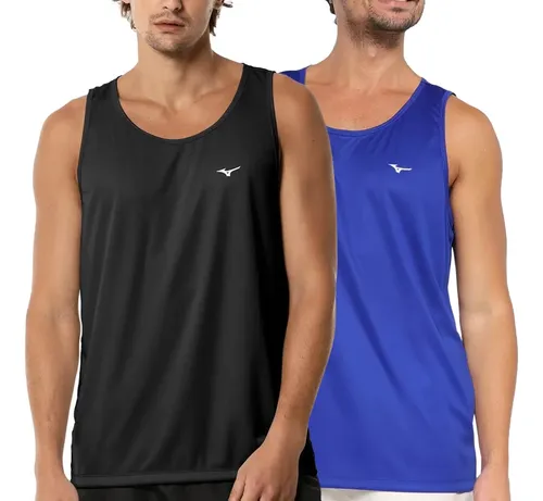 Kit 2 Regatas Mizuno Masculina Energy M Leve Conforto