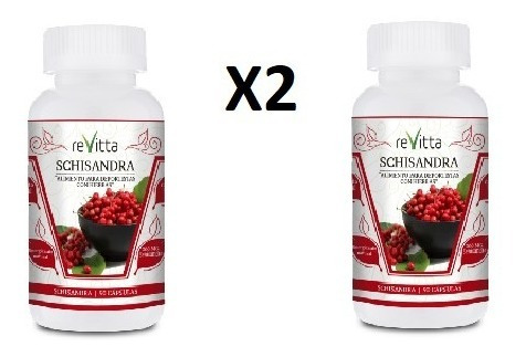 Imagen 2 de 3 de Schizandra Energizante Natural 2x90caps 300mg Envío Gratis