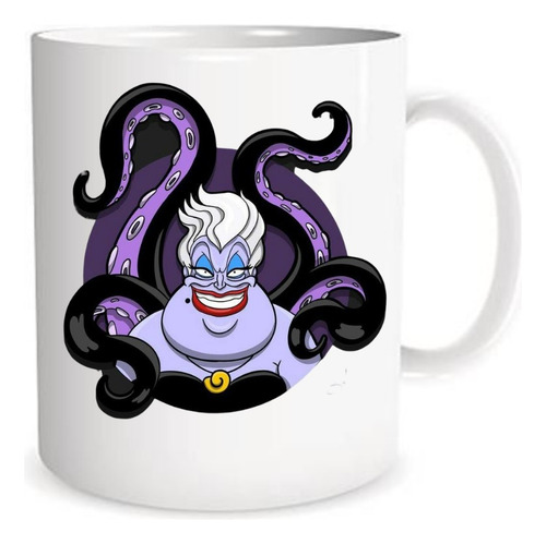 Taza Ursula Taza De Cerámica La Sirenita Villanas Disney