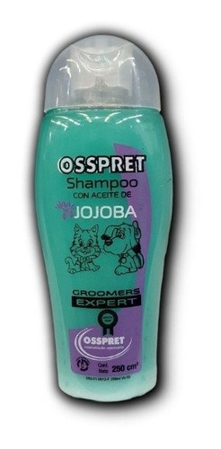 Shampoo Osspret Con Aceite De Jojoba. Perros Y Gatos. 250ml 
