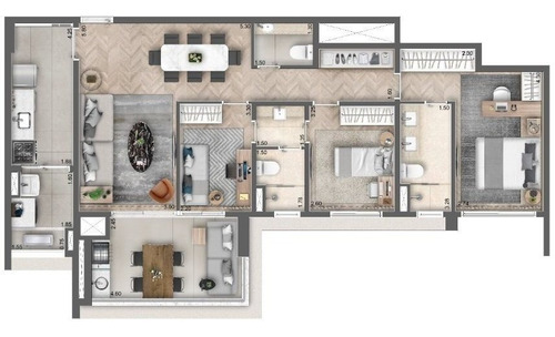 Imagem 20 de 23 de Apartamento À Venda No Bairro Campo Belo - São Paulo/sp - O-20832-34619